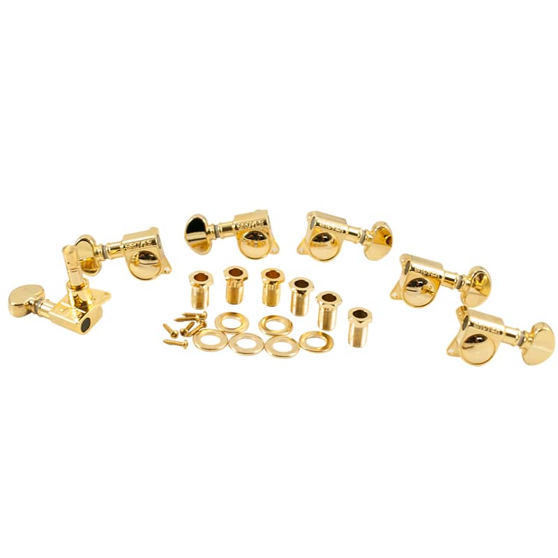 Grover 3 Per Side Mini Locking Rotomatics Gold image 1