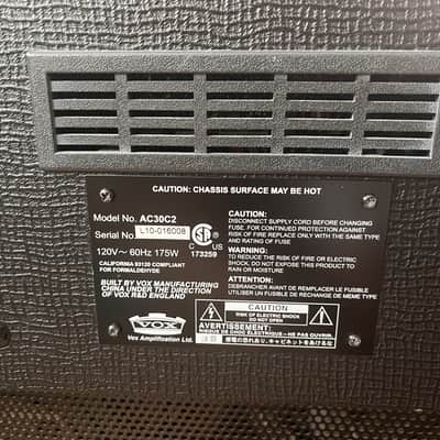 Vox AC30C2 Custom 2-Channel 30-Watt 2x12" Guitar Combo 2010 - 2019 - Black image 14