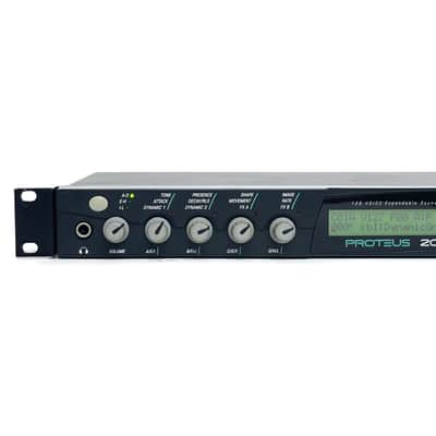 E-MU Systems Proteus 2000 Rackmount 128-Voice Sampler Module 1999 y2k 90s 100V -240V Made in USA Worldwide Shipment image 3