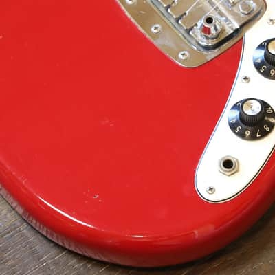 Vintage! 1974 Fender Bronco Electric Guitar Dakota Red + Case image 5