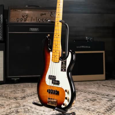 Fender 75th Anniversary American Professional PJ Bass - 2-Color Sunburst with Hardshell Case image 13