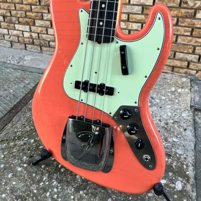 Hollowtone Coral Pink Jazz Bass image 1