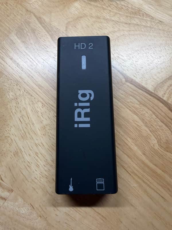 IK Multimedia iRig HD 2 Mobile USB Guitar Interface 2010s - Black image 1