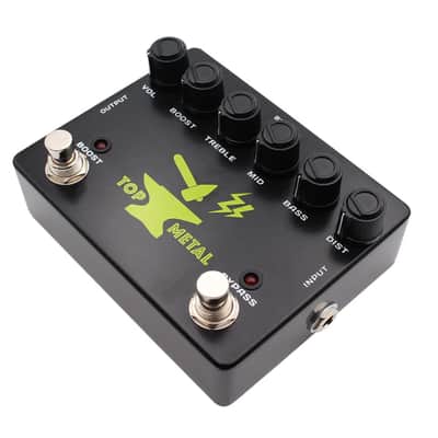 MOSKY TOP METAL Heavy Metal Boost Guitar Pedal Effect Stomp-box 3 Band EQ Control image 3