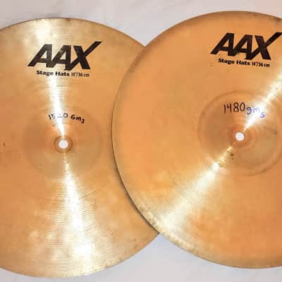 SABIAN HEAVY STAGE HI-HATS PAIR -FREE SHIPPING TO CUSA! image 4