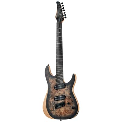 Reaper 7 multi scale - Charcoal Burst Schecter image 3