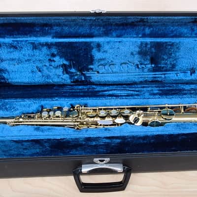 Yamaha YSS-61 Soprano Saxophone 1970s Purple Logo image 1