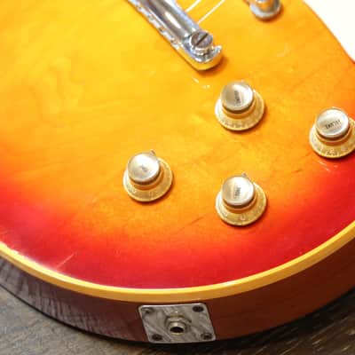 Vintage! 1974 Gibson Les Paul Deluxe Electric Guitar Cherry Sunburst w/ Mini Humbuckers + OHSC image 5
