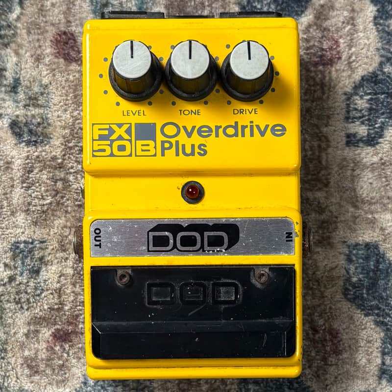 1985 DOD FX50B Overdrive Plus Vintage Made In USA Overdrive Distortion Guitar Effect Pedal! image 1