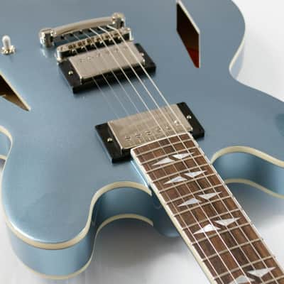 Epiphone Dave Grohl DG-335 Semi-hollowbody Electric Guitar (Demo) - Pelham Blue image 6