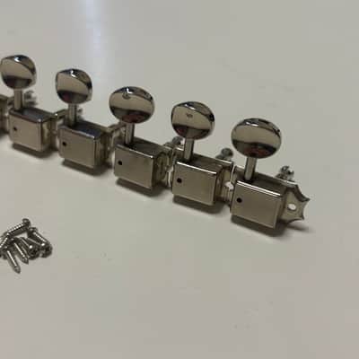 Fender Telecaster Stratocaster Kluson style 6-inline tuners set 2000s image 3