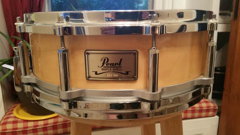 Pearl Maple Free Floating Snare Drum! 5.5 x 14 image 1