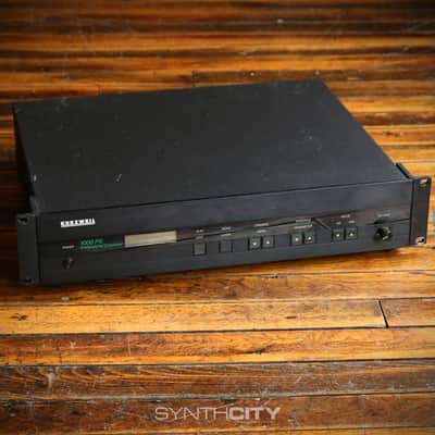 Kurzweil 1000 Series Rackmount Digital Expander Sound Module 1988 - 1992 - Black image 1