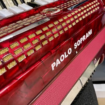 Paolo Soprani 80 BASSI ROSSA + CUSTODIA image 5