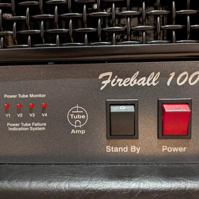 Engl Fireball 100 Type E635 2-Channel 100-Watt Guitar Amp Head 2010s - Black image 6