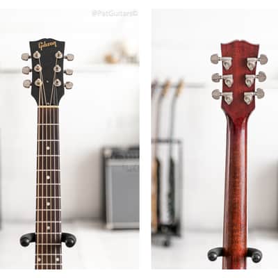 1966 Gibson J-45 acoustic guitar in Natural image 3