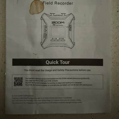 Zoom F3 Compact Field Recorder 2022 - Present - Black image 6