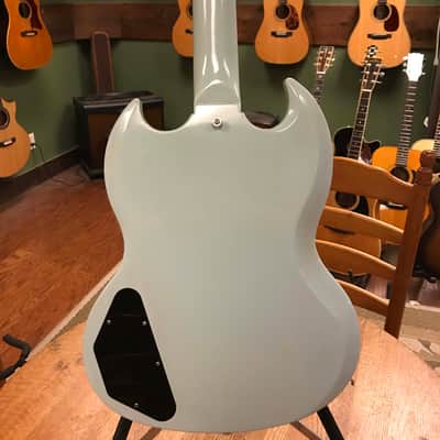2019 Gibson Custom Shop 61/59 SG Fat Neck Frost Blue VOS image 12