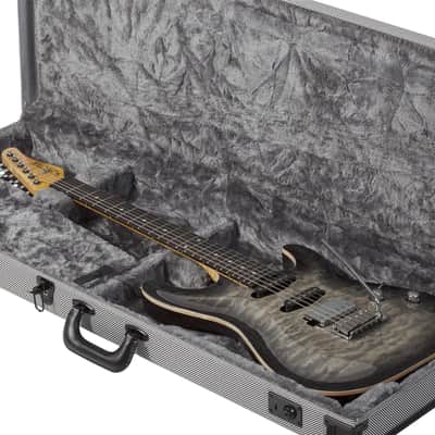 Schecter California Classic Solidbody Electric Guitar - Charcoal Burst image 2