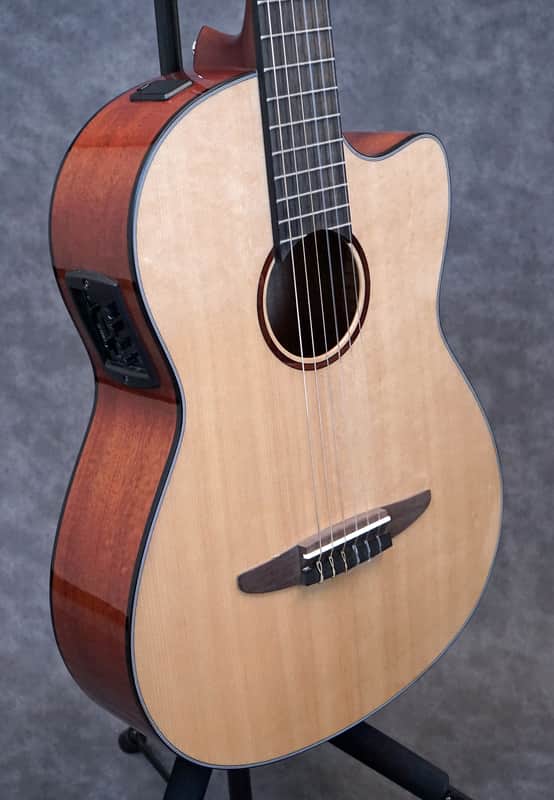 Yamaha NCX1 Acoustic-Electric Classical Guitar Natural Finish - W/Setup image 1