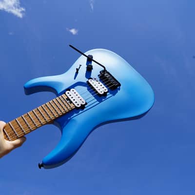 Schecter DIAMOND SERIES Aaron Marshall AM-6 Satin Royal Sapphire 6-String Electric Guitar image 12