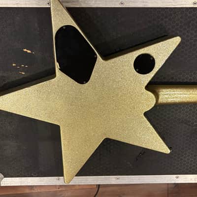 John Birch Custom made Star Guitar 1980’s - Gold Sparkle image 7