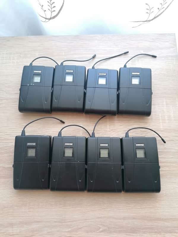 8 Bodypacks Shure U1 / 774-782 MHz image 1