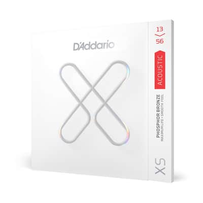 D'Addario XS Phosphor Bronze Medium Acoustic Guitar Strings, 13-56 image 1