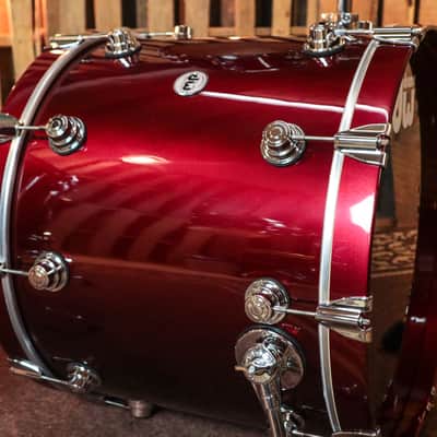DW Collector's Metallic Burgundy Drum Set - 22,10,12,16 - SO#1045844 image 3