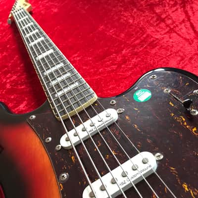 Harley Benton GuitarBass VS - Bass VI style in Sunburst image 11