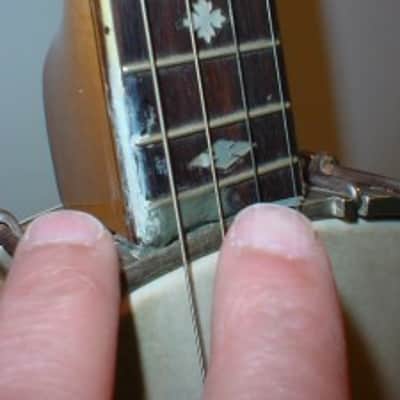 Bacon Blue Ribbon Tenor 4 String Banjo - Vintage 1922 Style A - As-is image 5