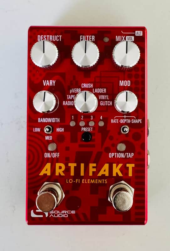 Source Audio Artifakt Lo-fi Elements 2024 - Present Red image 1