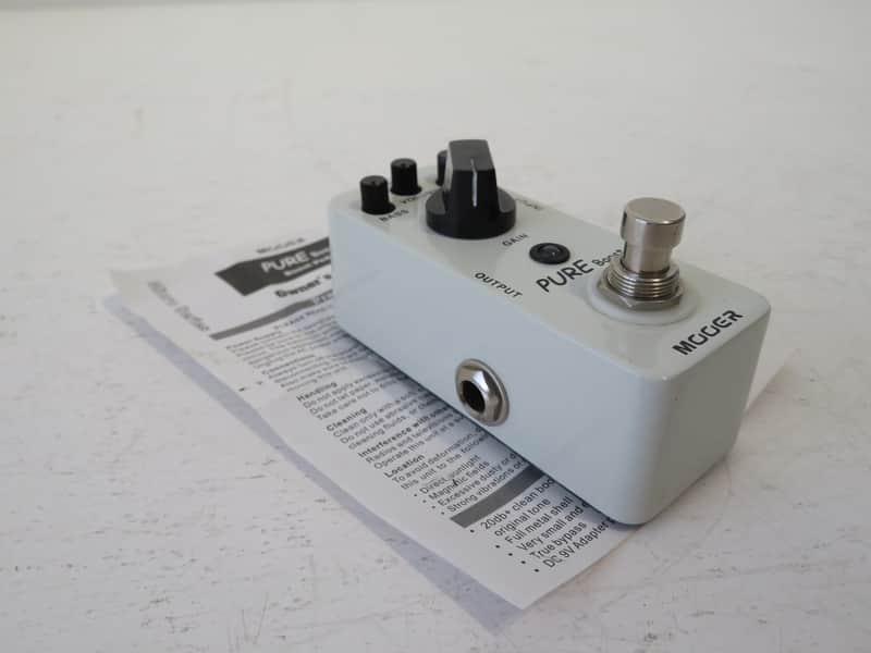 Mooer Pure Boost 20Db Clean Boost Guitar Effects Pedal image 1