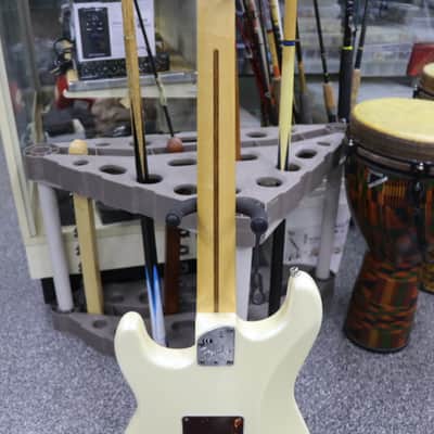 Fender American Deluxe Stratocaster Ash with Maple Fretboard 2013 - 2015 - White Blonde image 6