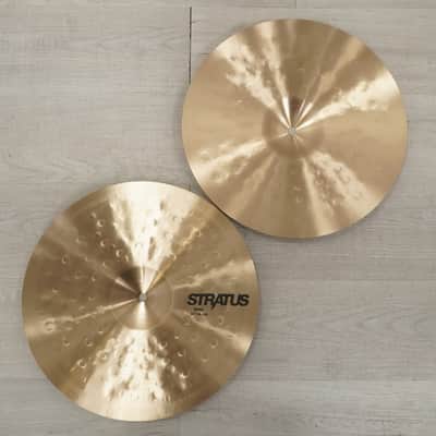 Used Sabian Stratus Hi Hat Cymbals 14 - Inch image 6