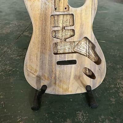 HSH Poplar Wood Guitar Strat Style Body DIY Project image 1