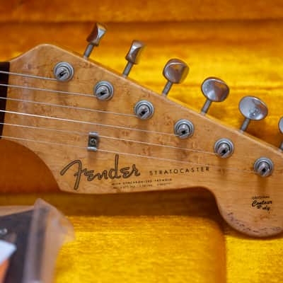 1997 Fender Custom Shop Cunetto Relic 1960 Stratocaster - Burgundy Mist image 17