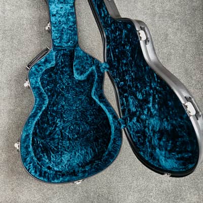 Calton Guitar Case V2  - Excellent Condition For Taylor TZ5 or similar size guitar, inc Telecaster 2018 - Present - Black image 6
