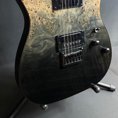 Schecter PT Standard Electric Guitar Black Fade Burst Burl Finish image 3