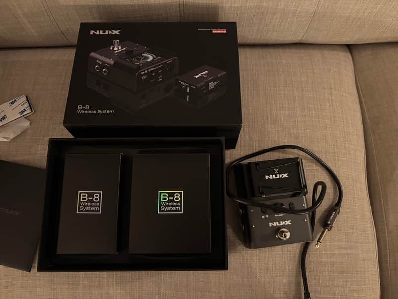 NuX B8 Wireless Instrument System 2024 - Present - Black image 1