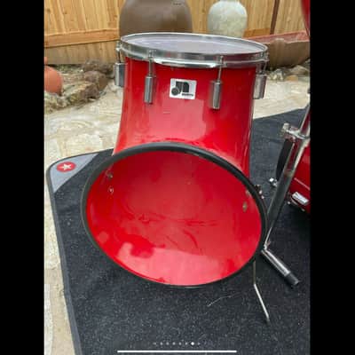 Vintage North Drums 6pc Drum Set kit-Red Finish North Drums 1970,s Red EASTER SALE! image 5