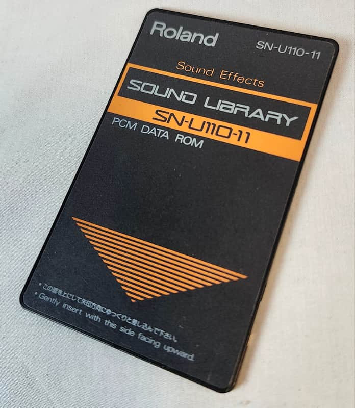 Roland SN-U110-11 Sound Effects PCM Data Card for U-110, U-220 MIJ image 1