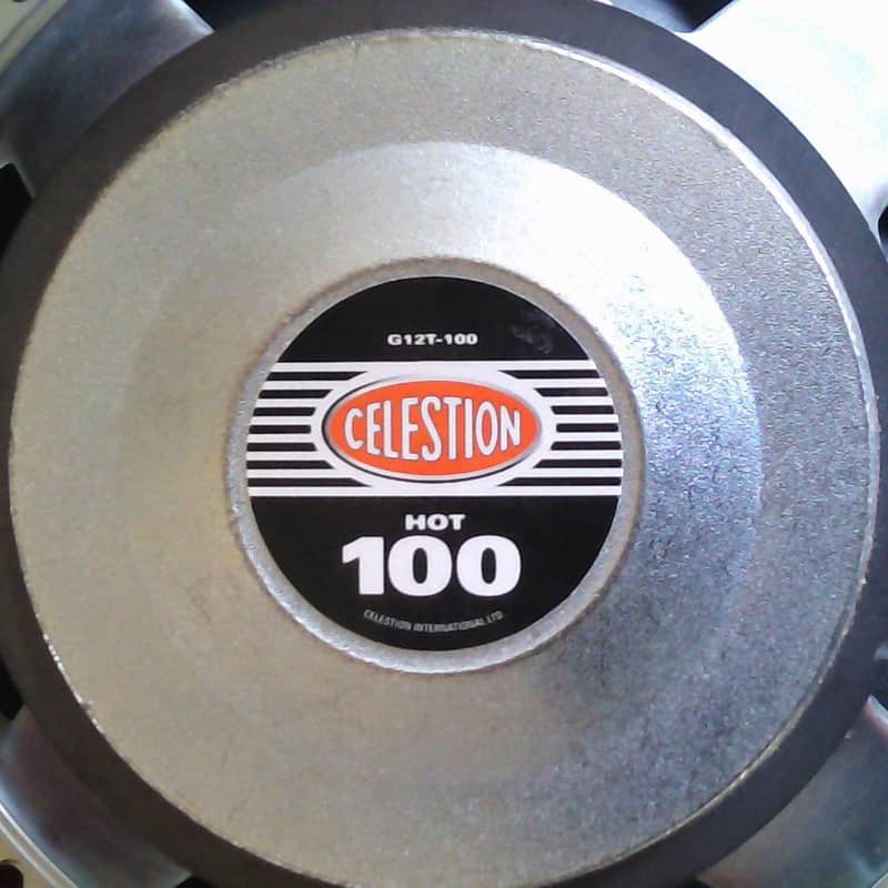 Celestion G12T-100-8-Hot 100 12" 100-Watt 8 Ohm Replacement Speaker 2010s - Silver image 1