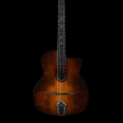 Eastman DM1-CLA Gypsy Jazz, Spruce, Rosewood, Cutaway, Dark Burst - NEW OLD STOCK image 7