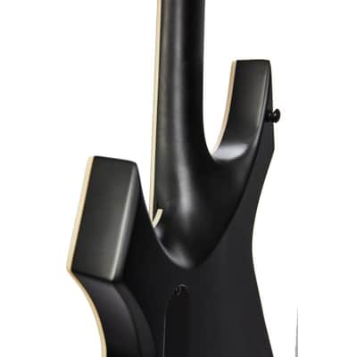 B.C. Rich Chris Kael Signature Warlock Bass, 4-String - Satin Black image 2