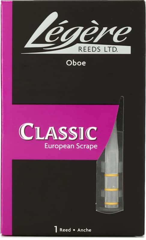 Legere 101M European Scrape Oboe Reed - Medium (3-pack) Bundle image 1