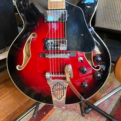 Ibanez AFS75T-TRS Artcore 2013 - 2017 - Transparent Red Sunburst image 1