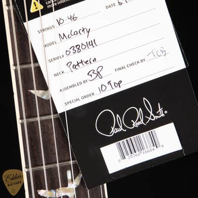 2024 - PRS McCarty - Black Gold Wraparound Burst #380141 image 15