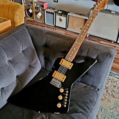 The Effender - 1984 Cort Effector Explorer with Fender Roasted Neck image 2