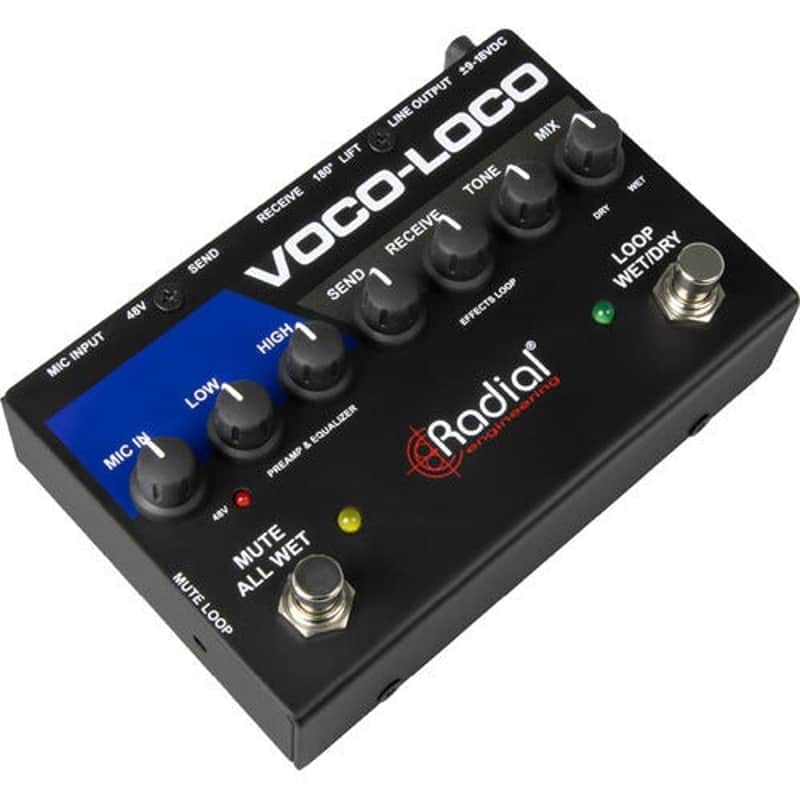 Radial Voco-Loco Mk2 Mic Preamp & Effects Loop Switcher for Voice or Instrument image 1
